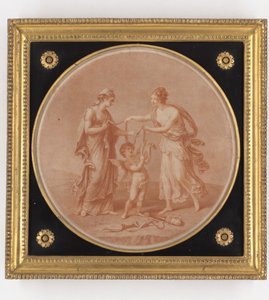 Giunone, Venere e Cupido, stampa realizzata da William Wynne Ryland, 1777